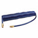 Coiled Air Hose 3/8 ID x 12 ft.