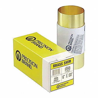 Shim Stock 6 W 100 L 0.012 Thk