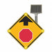 LED Sign Stop Sign Ahead Aluminum 30x30 