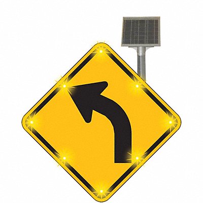 LED Traffic Sign Aluminum 30 x 30 