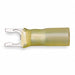 Fork Terminal Lockng #8 Stud Yellow PK25