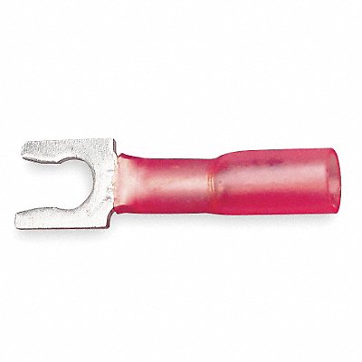 Fork Terminal Lockng #10 Stud Red PK25