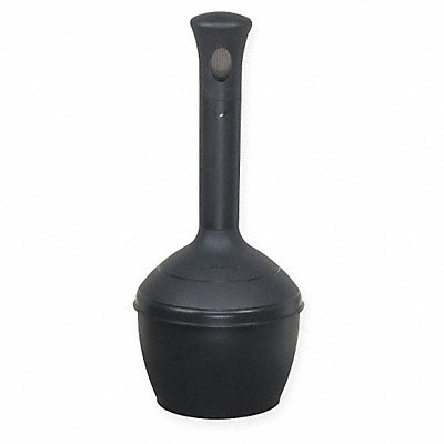 D0293 Cigarette Receptacle 4 gal Black