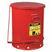 E6822 Oily Waste Can 21 gal Steel Red