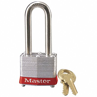 D1931 Lockout Padlock KD Red 1-1/4 H