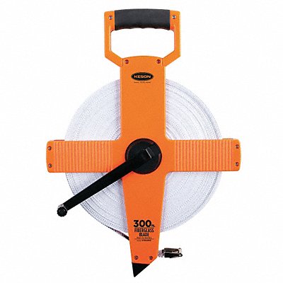 Long Tape Measure 1/2 Inx300 ft Pumpkin