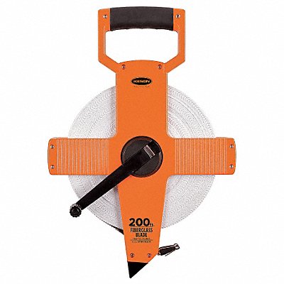 Long Tape Measure 1/2 Inx200 ft Pumpkin