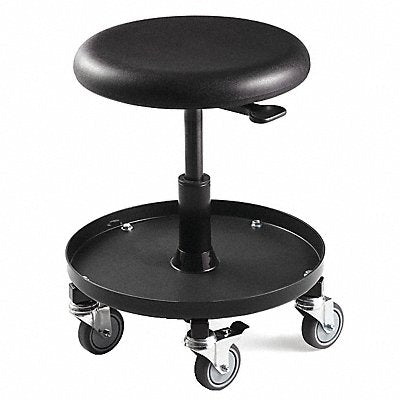 Round Stool 5-Star Black 27 H