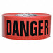 Barricade Tape Red/Black 1000 ft x 3 In