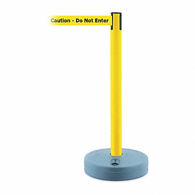 Barrier Post with Belt 7-1/2 ft L