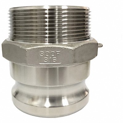 Cam and Groove Adapter 3 316 SS