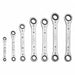 Box End Wrench Set Chrome Offset SAE