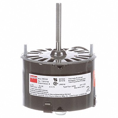 Motor 1/100 HP 1550 rpm 3.3 115V
