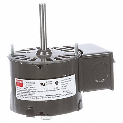 Motor 1/40 HP 1550 rpm 3.3 115V