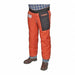 E6869 Chain Saw Chaps Orange 39 in L