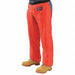 K7367 Chain Saw Chaps Orange Nylon 33 in L