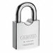 Keyed Padlock 63/64 in Square Silver