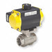 Ball Valve Pneumatic Actuated SS 3/8 In