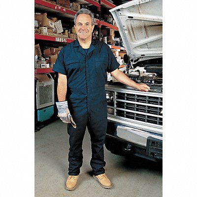 D2369 Short Sleeve Coverall 44 to 46In. Navy