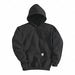 Hooded Sweatshirt Black Cotton/PET XL