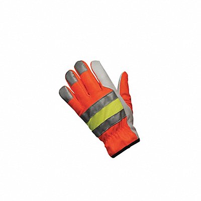 Leather Gloves White L PR