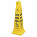 Safety Cone Yellow HDPE 36 in H