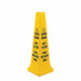 Safety Cone Yellow HDPE 36 in H