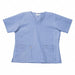 Scrub Shirt Womens M Blue