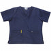 Scrub Shirt L Navy Womens