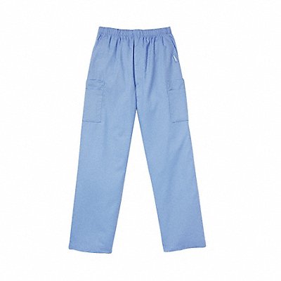 Scrub Cargo Pants L Blue Mens