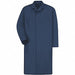 Collared Lab Coat 3XL Navy 43-3/4 L