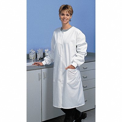 Lab Coat L White 41 in L