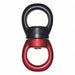 Rope Swivel Aluminum 8100 lb Black/Red