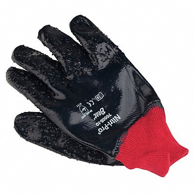 Coated Gloves Black/Red 10 PR