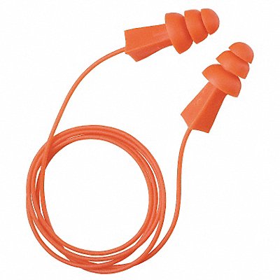 Ear Plugs Corded Flanged 27dB PK100