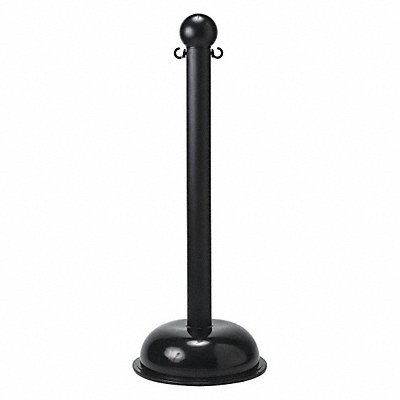 Sign Post 16 in W Plastic Black