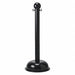 Sign Post 16 in W Plastic Black