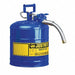 Type II Safety Can 12 in H Blue