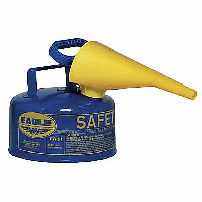 Type I Safety Can 2 gal Blue 9-1/2In H