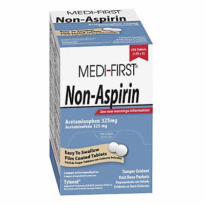 Non-Aspirin Pain Relief Tablet PK250