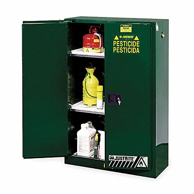 Cabinet Pesticide Green 45 Gallon