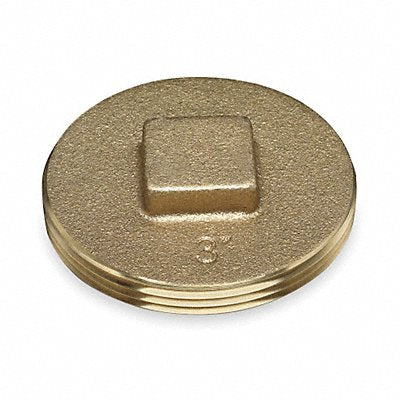 Cleanout Plug 2 Brass 10 psi