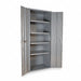 Storage Cabinet 84 x36 x18 Gray 4Shlv