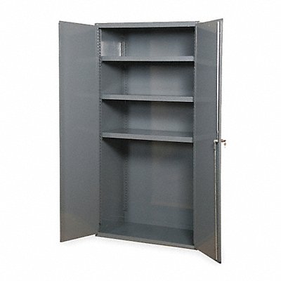 Storage Cabinet 72 x48 x24 Gray 3Shlv