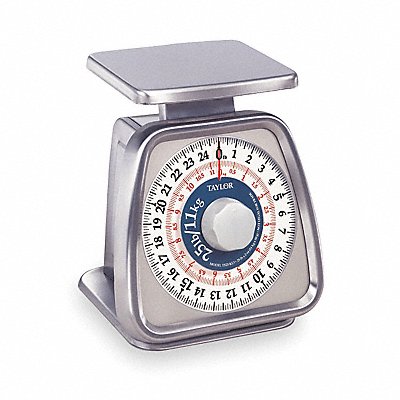 Dial Scale SS 32 oz Weight Cap. Silver