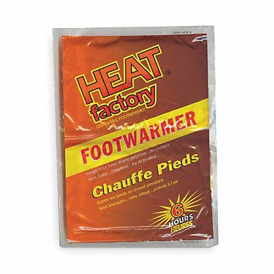 Foot Warmer 2-3/4 x 3-1-/2 In PR PK3