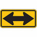 Double Arrow Traffic Sign 12 x 24 