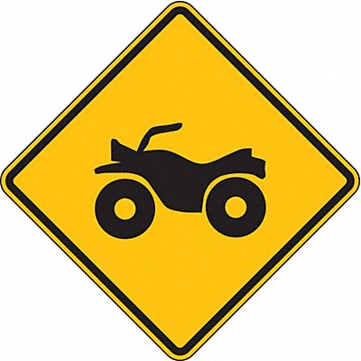 ATV Crossing Traffic Sign 12 x 12 