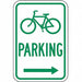 Bicycle Parking Sign 18 x 12 