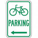 Bicycle Parking Sign 18 x 12 